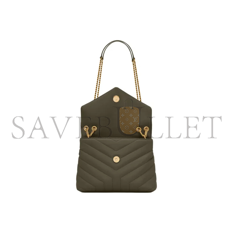 YSL LOULOU SMALL CHAIN BAG IN QUILTED LEATHER 494699DV7271229 (23*17*9cm)